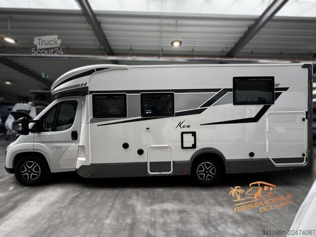 Halvintegrerad husbil MOBILVETTA Kea P 90 180PS 8 Gang SAT TV Solar AHK Klima