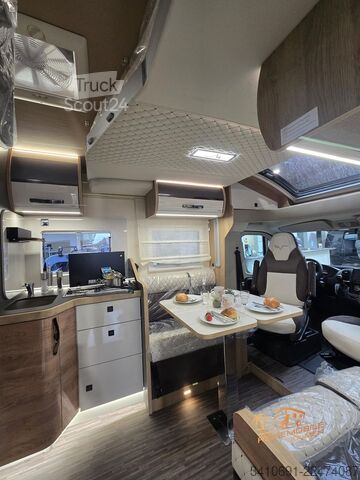 Halvintegrerad husbil MOBILVETTA Kea P 90 180PS 8 Gang SAT TV Solar AHK Klima