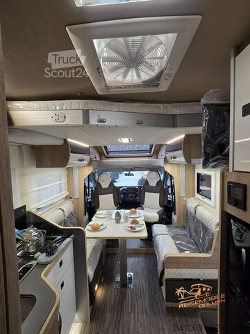 Halvintegrerad husbil MOBILVETTA Kea P 90 180PS 8 Gang SAT TV Solar AHK Klima