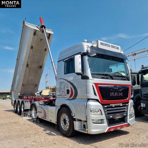 Vakio vetoauto MAN TGX 18.500, Euro 6, Intarder, Kipphydr., TÜV, 2x