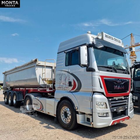 Vakio vetoauto MAN TGX 18.500, Euro 6, Intarder, Kipphydr., TÜV, 2x