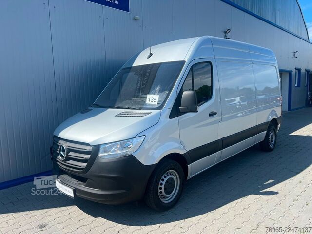 Kassevogn MERCEDES-BENZ Sprinter 215 9G-TR HOCH+LANG KLIMA 3-SITZ KAMERA