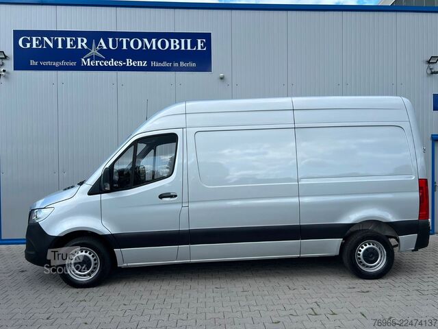 Kassevogn MERCEDES-BENZ Sprinter 215 9G-TR HOCH+LANG KLIMA 3-SITZ KAMERA