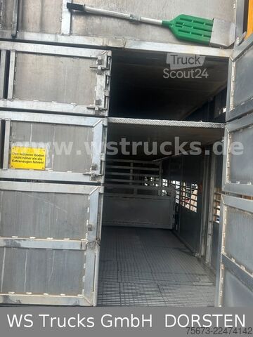 Camião para gado MERCEDES-BENZ Menke 3 Stock Tränke Lüfter