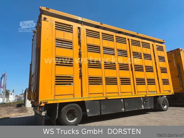 Atrelado de transporte de cavalos MENKE-JANZEN 4 Stock Tränke Lüfter durchladen