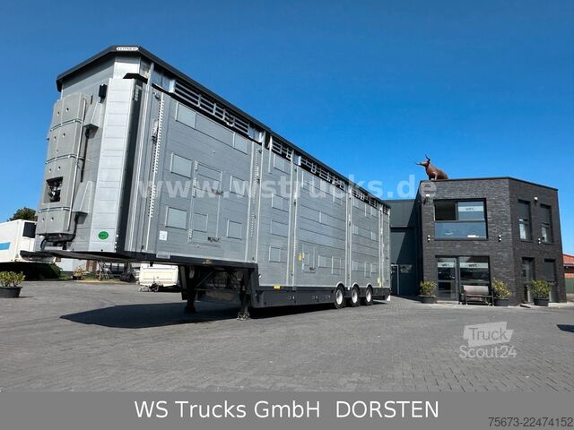 Pusli lopu puspiekabe PEZZIOLI SBA31-SR  3 Stock "Neu"  Dez 2026 Viehauflieger