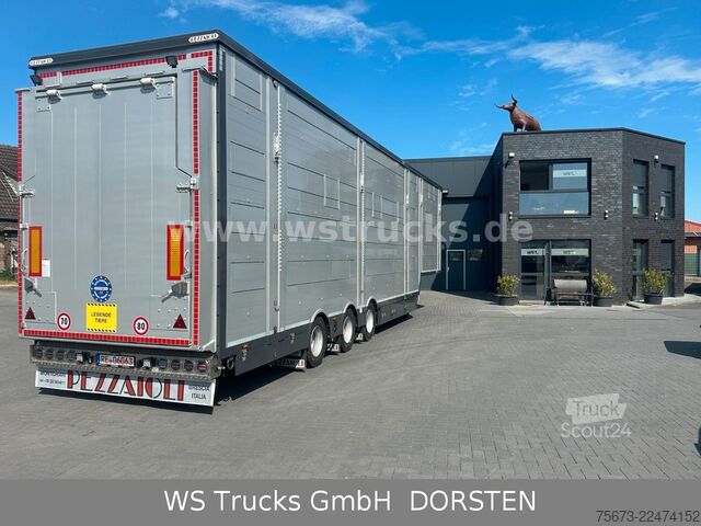 Pusli lopu puspiekabe PEZZIOLI SBA31-SR  3 Stock "Neu"  Dez 2026 Viehauflieger