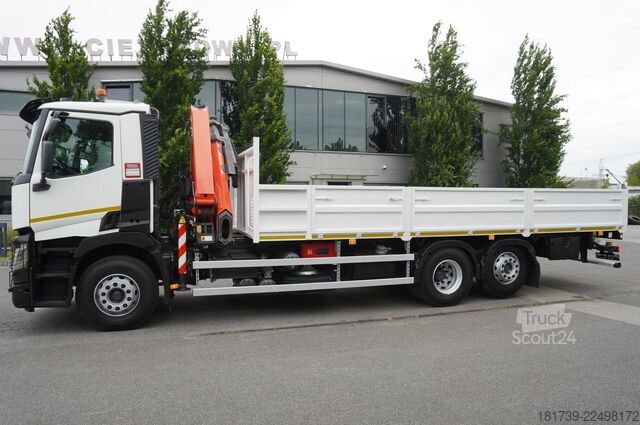 Platforma z žerjavom Renault C380 P6X2 E6 / 160 tho. km! / Palfinger
