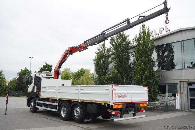 Platforma z žerjavom Renault C380 P6X2 E6 / 160 tho. km! / Palfinger