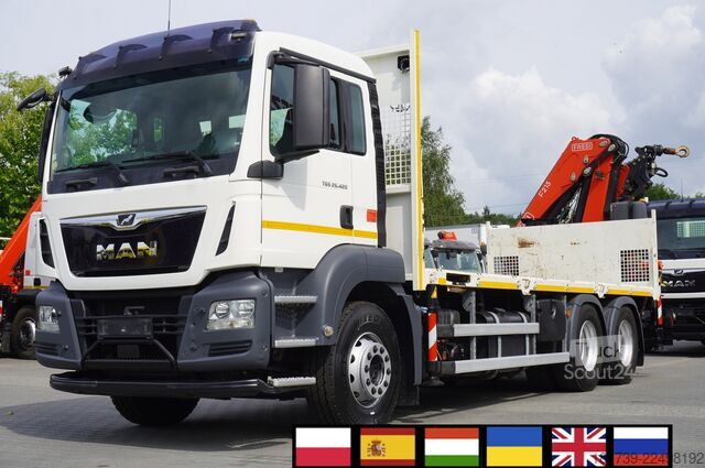 Vinçli platform MAN TGS 26.420 6x4 / Fassi F215A.2.24