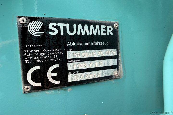 Camion à ordures Mercedes-Benz Atego 1833 4x2 Stummer / Swiss-Vehicle