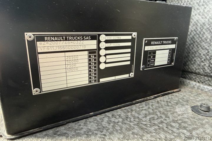 Autocamion cu caroserie tip cutie Renault T460 4x2 Koffer/HB / Swiss-Vehicle