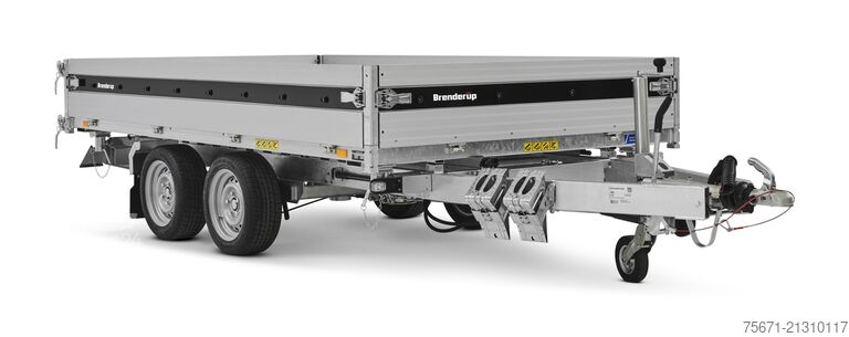Remorque benne trilibérale Brenderup TT 5325ATB 3000 kg Stahlboden