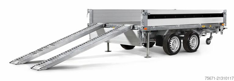 Remorque benne trilibérale Brenderup TT 5325ATB 3000 kg Stahlboden