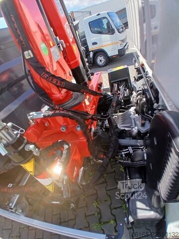 Krano kėlimo savivartis Fuso Canter 7C15 Fassi Kran 3-seiten Kipper