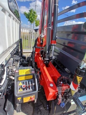 Krano kėlimo savivartis Fuso Canter 7C15 Fassi Kran 3-seiten Kipper