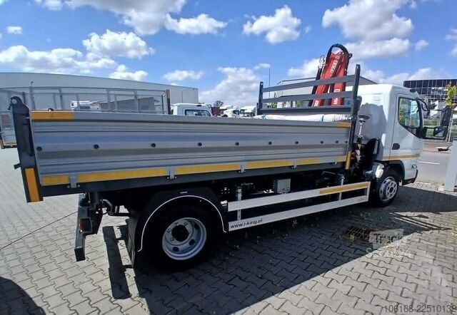 Krano kėlimo savivartis Fuso Canter 7C15 Fassi Kran 3-seiten Kipper