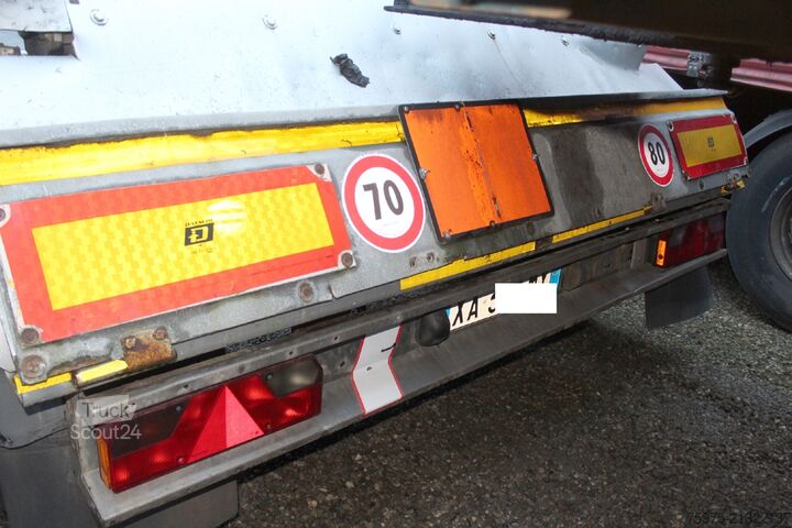 Semiremorcă cu caroserie interschimbabilă Menci semirimorchio ribaltabile 20 piedi 3assi