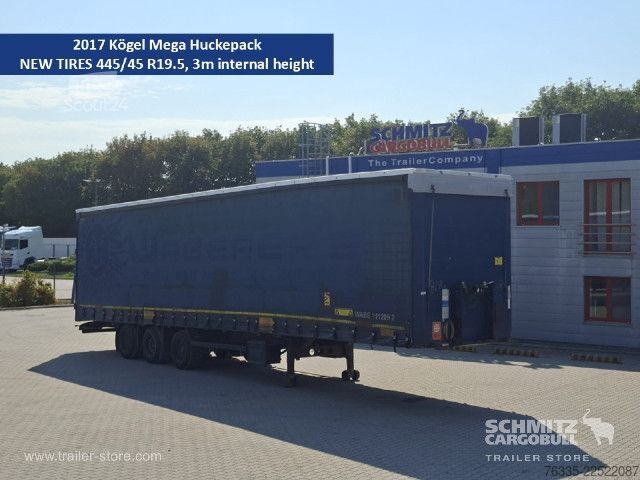 Otevřený návěs s plachtou Kögel Curtainsider Mega