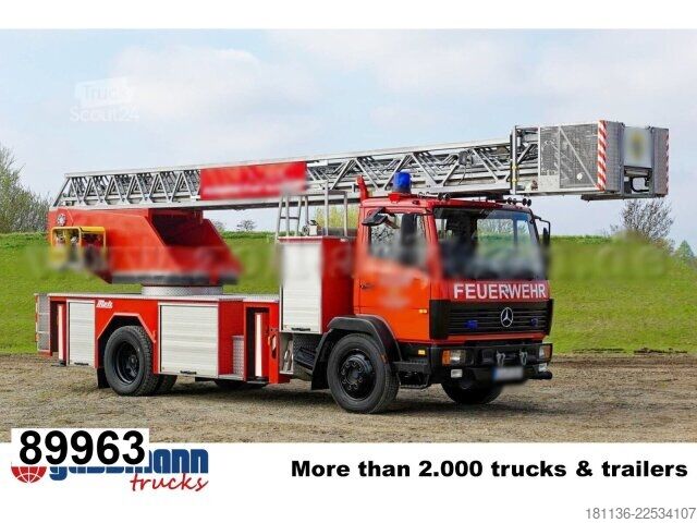 Požiarnické auto Mercedes-Benz LK 1524 4x2, Metz DLK 23-12, Feuerwehr Drehleiter