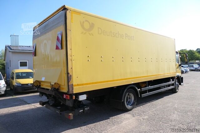 Vrachtwagen met bakwagen iveco EuroCargo ML 120 E 28 AHK LBW
