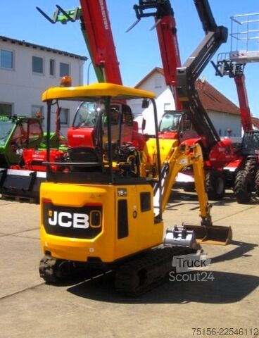 міні-екскаватор JCB 16C-1 T3 ** 2x Löffel **