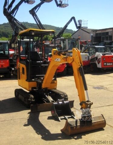 міні-екскаватор JCB 16C-1 T3 ** 2x Löffel **