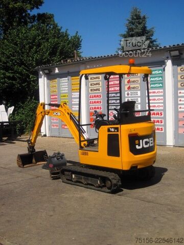 міні-екскаватор JCB 16C-1 T3 ** 2x Löffel **