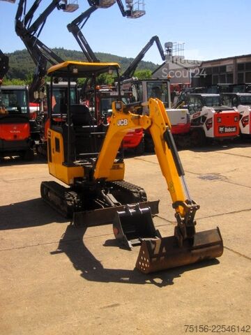 міні-екскаватор JCB 16C-1 T3 ** 2x Löffel **