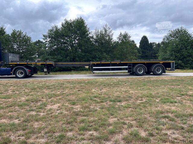 Atrelado da plataforma Broshuis 2AOU--36/1 2AOU-36/1 | CRANE | KRAN TRAILER | F...