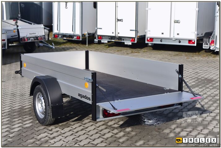Auto prikolica Agados Alux 26 - Aluanhänger ungebremst 750 kg