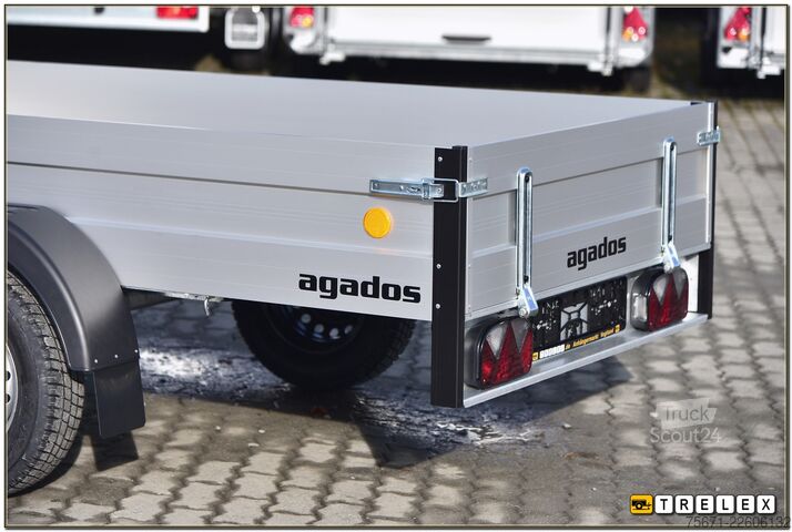 Auto prikolica Agados Alux 26 - Aluanhänger ungebremst 750 kg