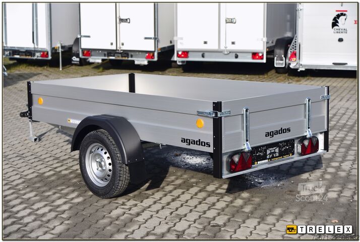 Auto prikolica Agados Alux 26 - Aluanhänger ungebremst 750 kg