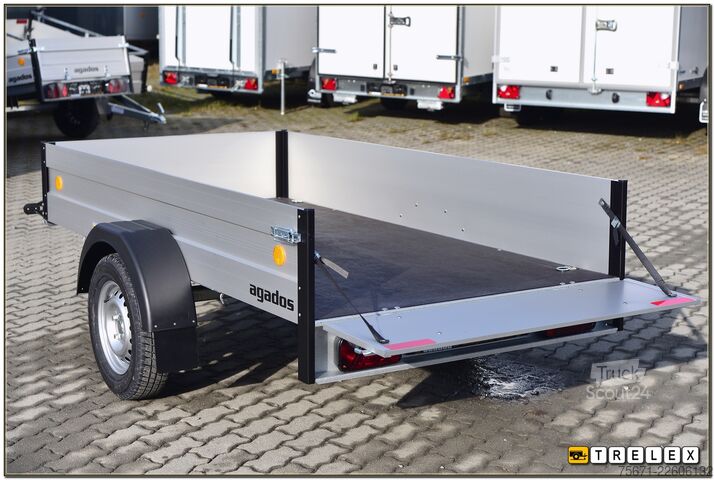 Auto prikolica Agados Alux 26 - Aluanhänger ungebremst 750 kg