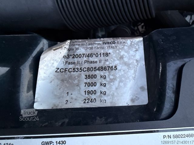 Pick-up furgonas IVECO Daily 3,0 L Pritsche 35S180 3.5t L3 **AHK 3,5T**