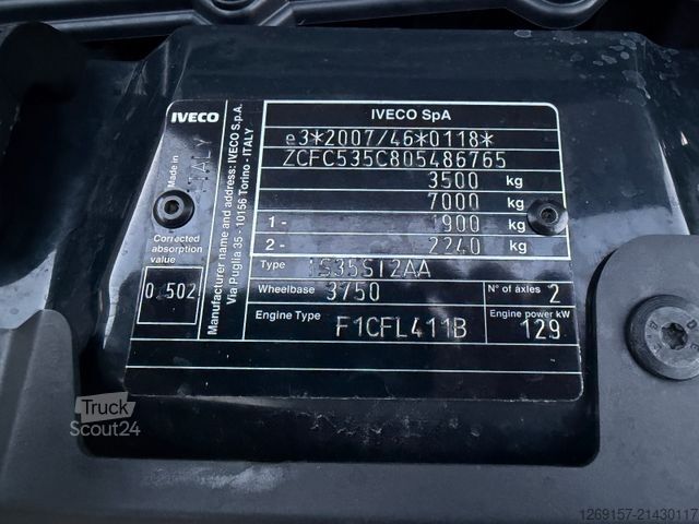Pick-up furgonas IVECO Daily 3,0 L Pritsche 35S180 3.5t L3 **AHK 3,5T**