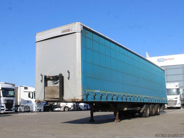 Otevřený návěs s plachtou  S 24, LOWDECK, SAF, LIFTING AXLE, MULTILOCK