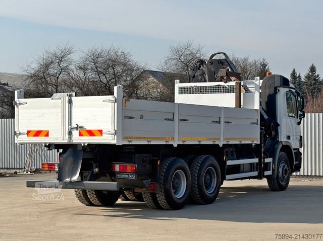 Basculantă MERCEDES-BENZ ACTROS 2641*KIPPER 6,00 m + KRAN/FUNK *6x4* TOP