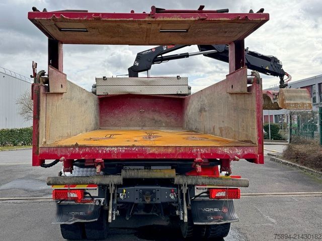 Grua montada em camião SCANIA G 450 Kipper*HIAB X - HIDUO 188 * 8x4*TOPZUSTAND