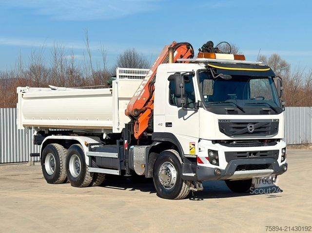 Basculantă VOLVO FMX 410 Kipper 5,10m *ATLAS 165.2E/FUNK *6x4