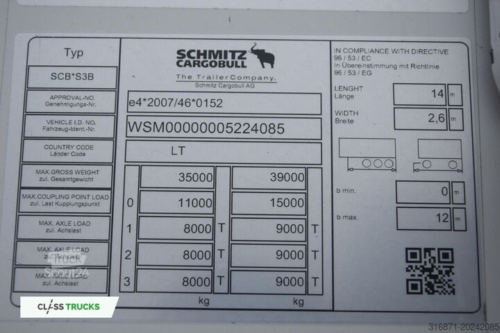 Koeloplegger SCHMITZ CARGOBULL SKO FP 60 ThermoKing SLXi 300