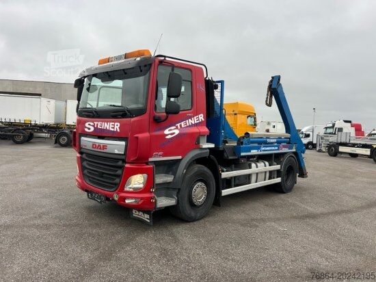Camión volquete trilateral DAF CF 290 FA MANUELL STUMMER HPG 12T KIPPER