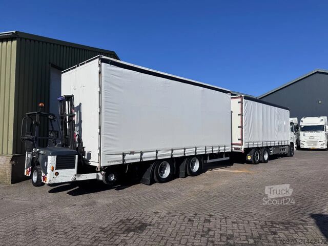 Bâche coulissante DAF CF 450 6X2 DRACO AHW+MOFFETT KOOIAAP COMBI