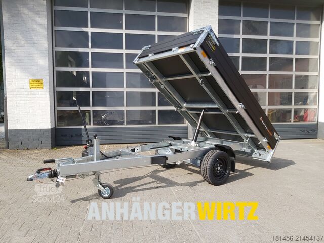 Remorque à benne basculante Saris Heckkipper K1 256x150x30cm 1500kg black