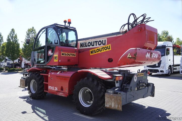 Teleskoplastere MAGNI RTH 5.26 telescopic loader / Range 26 m
