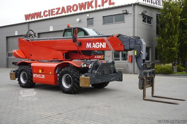 Teleskoplastere MAGNI RTH 5.26 telescopic loader / Range 26 m