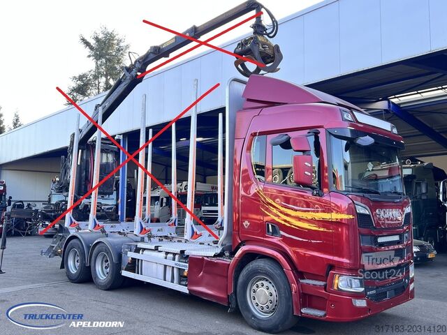 Chassis med førerhus Scania R650 V8 NGS 6x4, Retarder