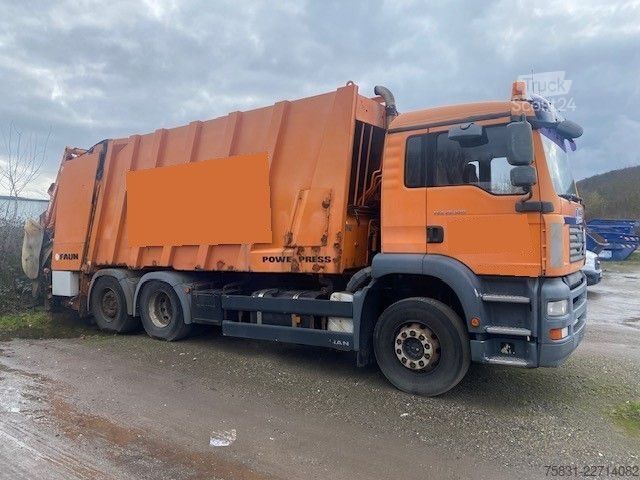 Мусоровоз MAN TGA 26.320 6x2 Müllwagen Faun Powerpress Zöller