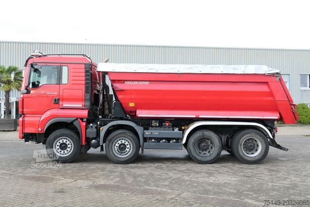 Kiepwagen MAN 35.510 TGS BL 8x4, Meiller, 17m³,Schiebe-Verdeck