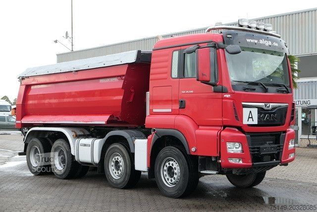 Kiepwagen MAN 35.510 TGS BL 8x4, Meiller, 17m³,Schiebe-Verdeck